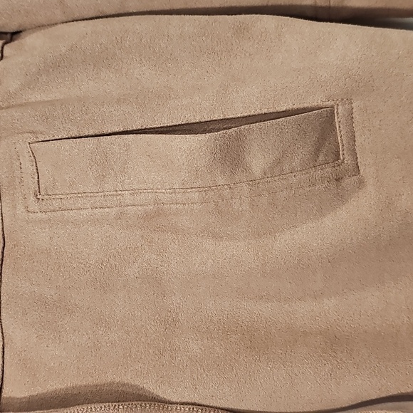 Blank NYC Think Pretty Faux Suede Shacket Sz S in Dusty Rose NWOT MSRP $98 - Picture 6 of 13